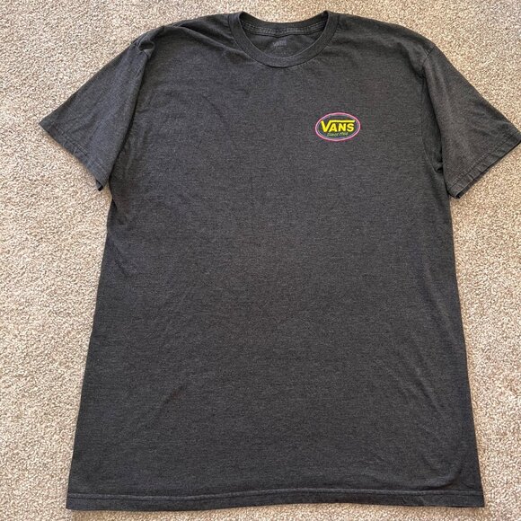 Vans Vibrant Colorful Graphic Y2K Tshirt Unisex Mens Large - Picture 2 of 5